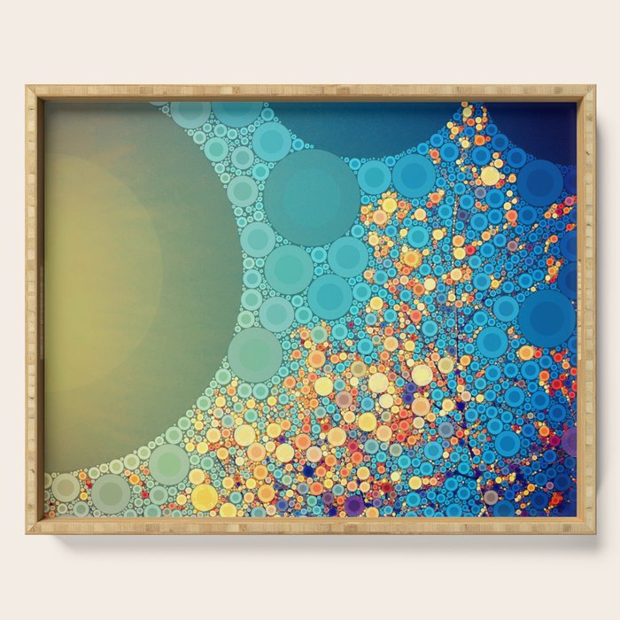 Sky and Leaves Serving Tray Gallery Image 1