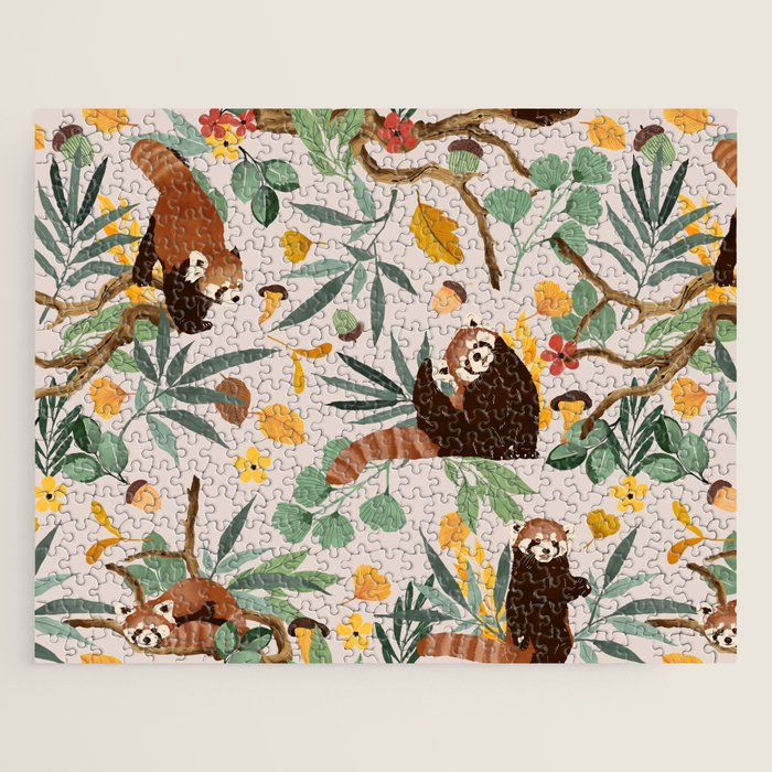 RED PANDAS IN WILD NATURE 10 Jigsaw Puzzle Gallery Image 1