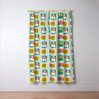Christmas Stamps Window Curtain Gallery Image 3