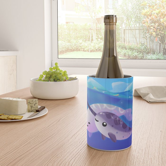 Beluga and Narwhal Wine Chiller Gallery Image 4