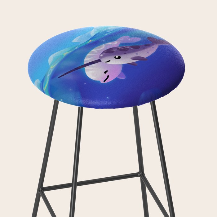 Beluga and Narwhal Stool Gallery Image 2