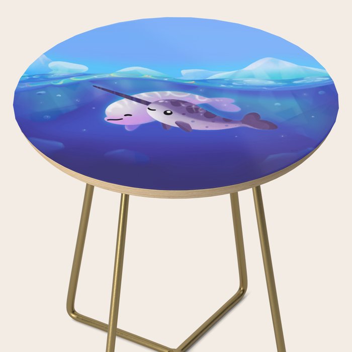 Beluga and Narwhal Side Table Gallery Image 2