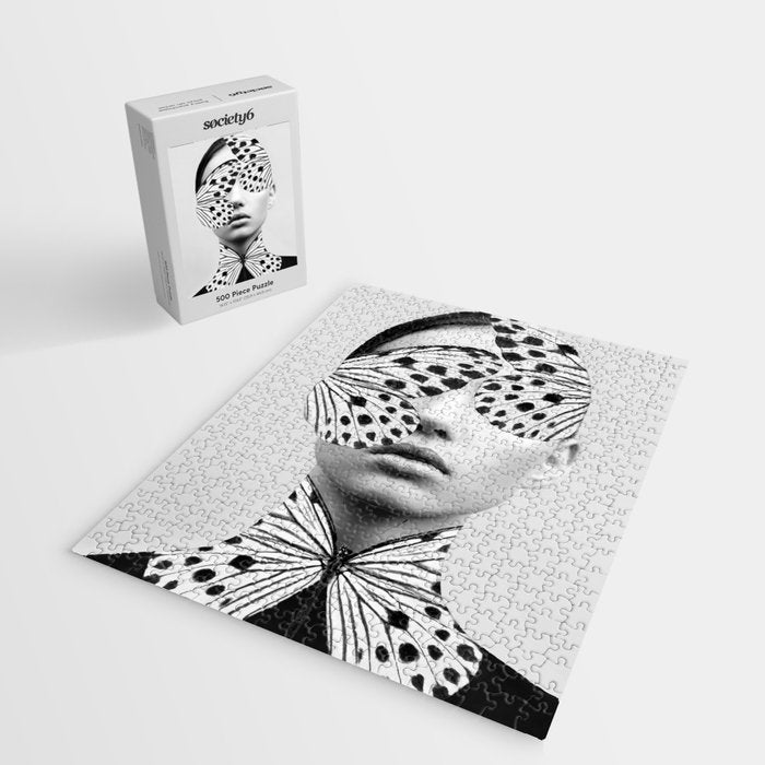 Woman Butterfly Jigsaw Puzzle Gallery Image 2