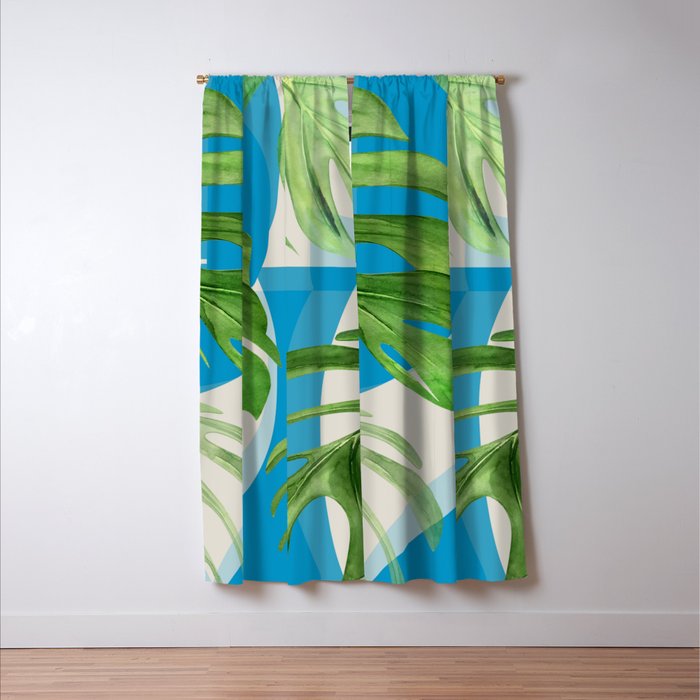 Tropical Geometry 80 Window Curtain Gallery Image 3