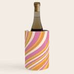 Wavy Stripes XXV - Pink Orange Yellow Wine Chiller Gallery Image 2