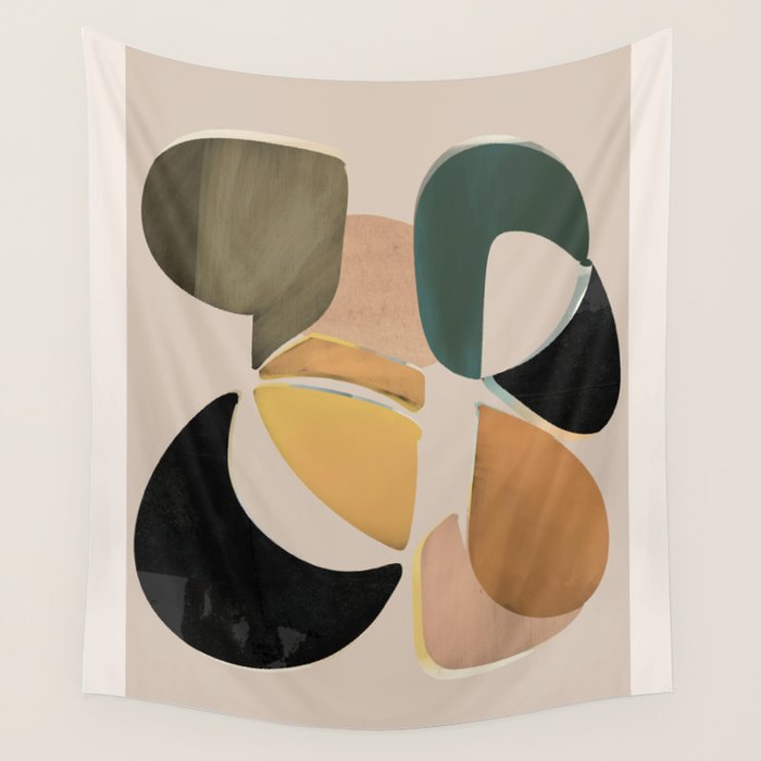 Modern Abstract Art 150 Wall Tapestry Gallery Image 4