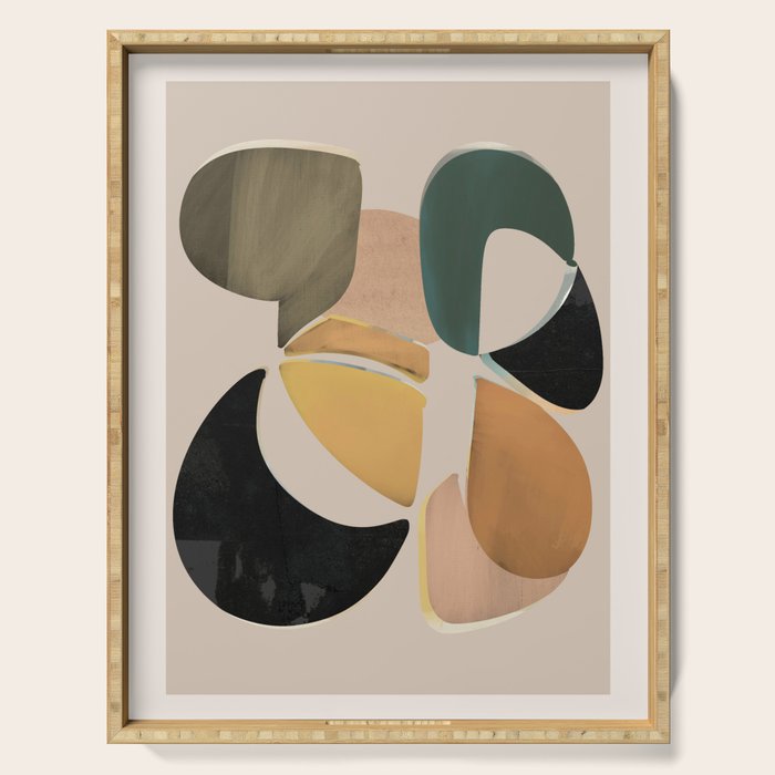 Modern Abstract Art 150 Serving Tray Gallery Image 1