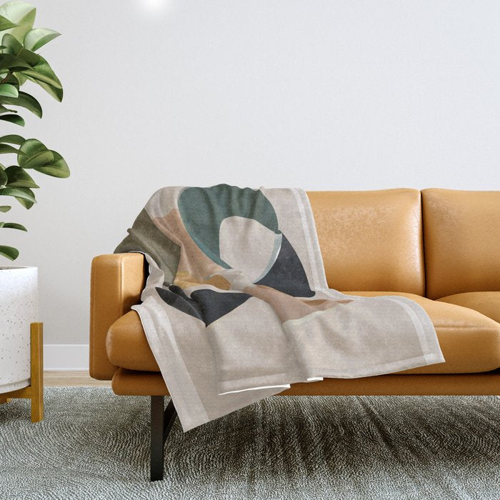 Modern Abstract Art 150 Throw Blanket Gallery Image 1