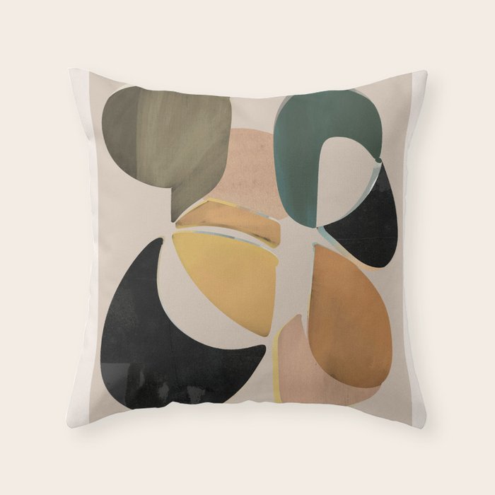 Modern Abstract Art 150 Throw Pillow Gallery Image 6