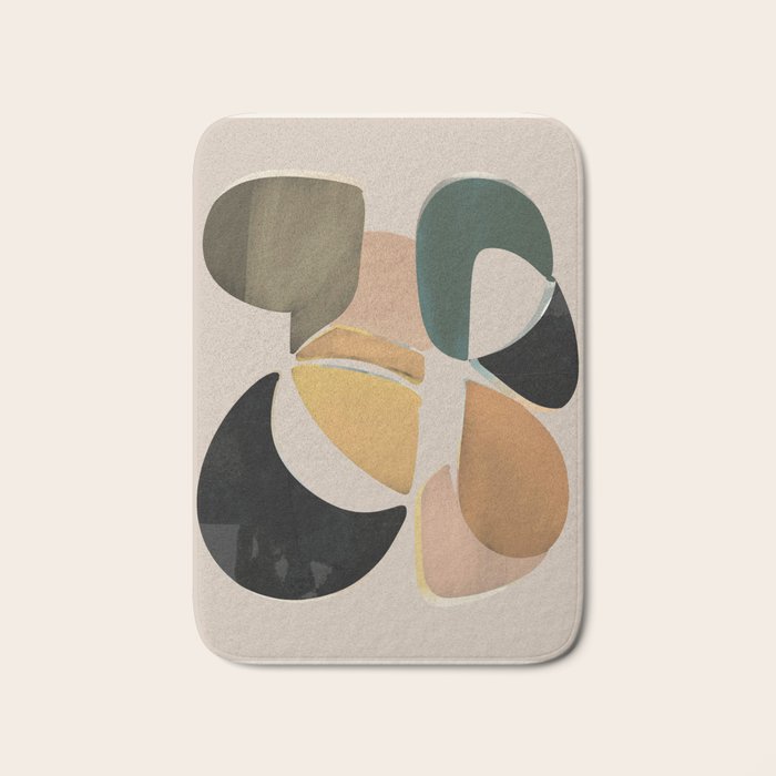 Modern Abstract Art 150 Bath Mat Gallery Image 1