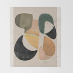 Modern Abstract Art 150 Throw Blanket Gallery Image 2