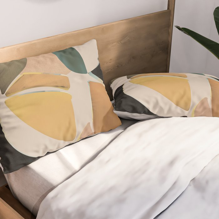 Modern Abstract Art 150 Pillow Sham Gallery Image 2