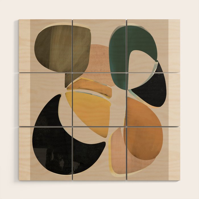 Modern Abstract Art 150 Wood Wall Art Gallery Image 1