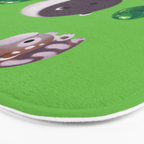 Tapir and baby watermelons Bath Mat Gallery Image 3