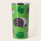 Tapir and baby watermelons Travel Mug Gallery Image 1