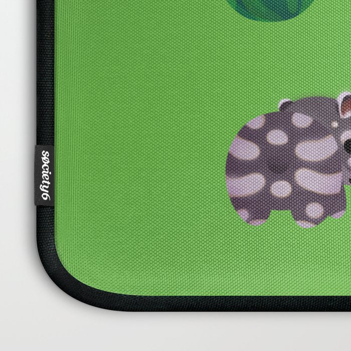 Tapir and baby watermelons Laptop Sleeve Gallery Image 3