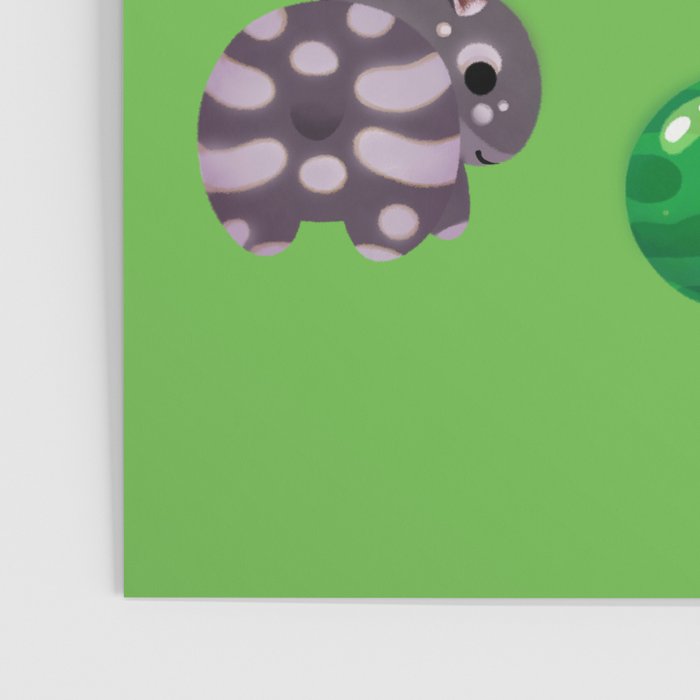 Tapir and baby watermelons Poster Gallery Image 3