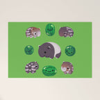 Tapir and baby watermelons Welcome Mat Gallery Image 1