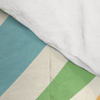 Colorful Rainbow Warp Swirl Lines I Comforter Gallery Image 4