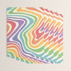 Colorful Rainbow Warp Swirl Lines I Wrapping Paper Gallery Image 3
