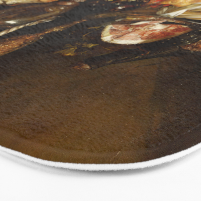 Jan Davidsz. de Heem Still Life With Crab And Fruit Bath Mat Gallery Image 3