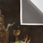 Jan Davidsz. de Heem Still Life With Crab And Fruit Wall Tapestry Gallery Image 3