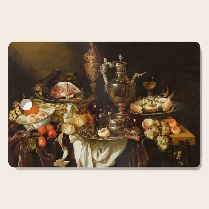 Jan Davidsz. de Heem Still Life With Crab And Fruit Cutting Board Gallery Image 1