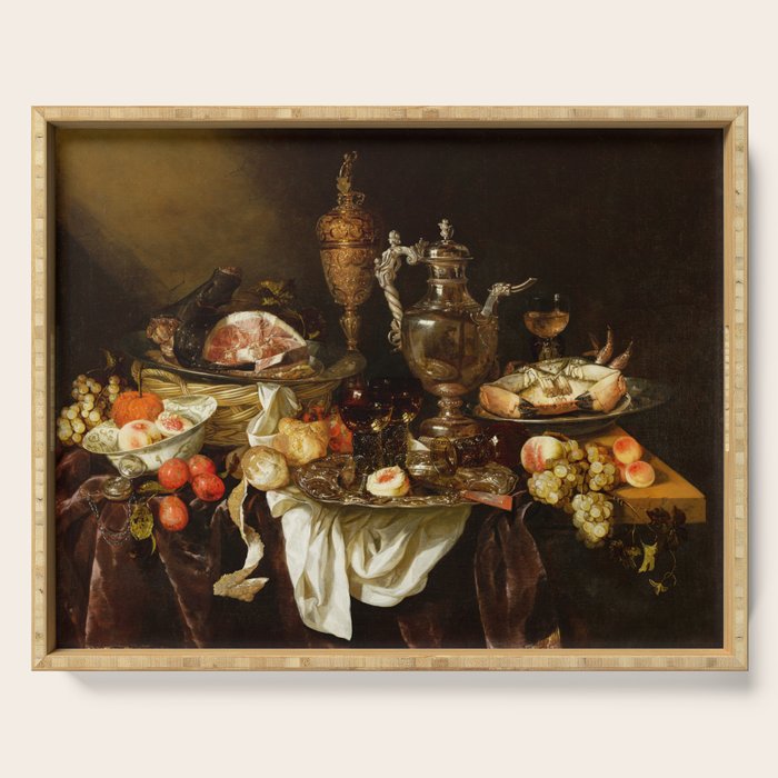 Jan Davidsz. de Heem Still Life With Crab And Fruit Serving Tray Gallery Image 1