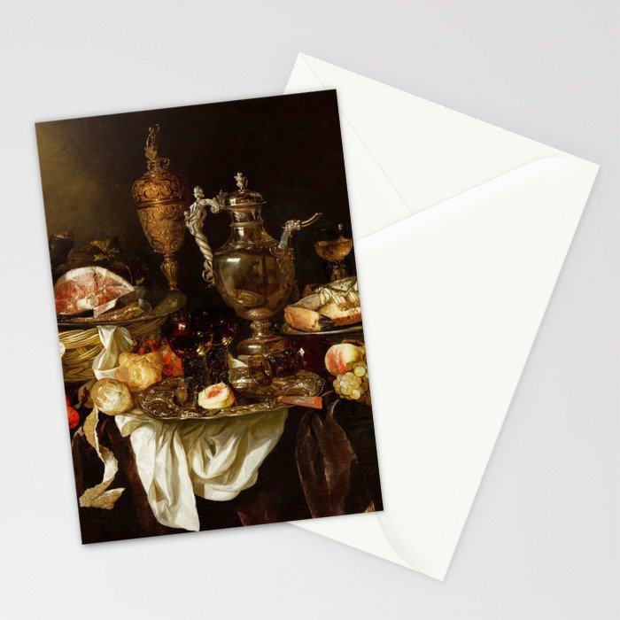 Jan Davidsz. de Heem Still Life With Crab And Fruit Stationery Card Gallery Image 2