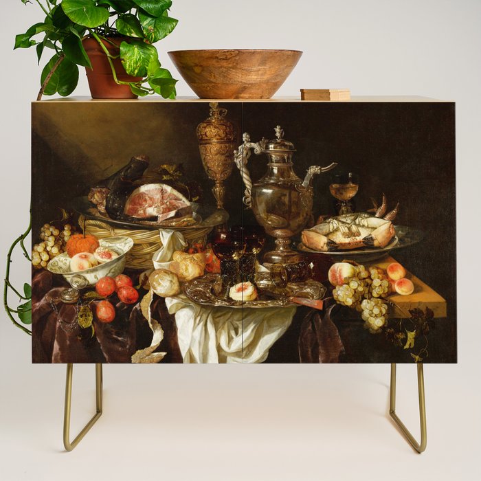 Jan Davidsz. de Heem Still Life With Crab And Fruit Credenza Gallery Image 1