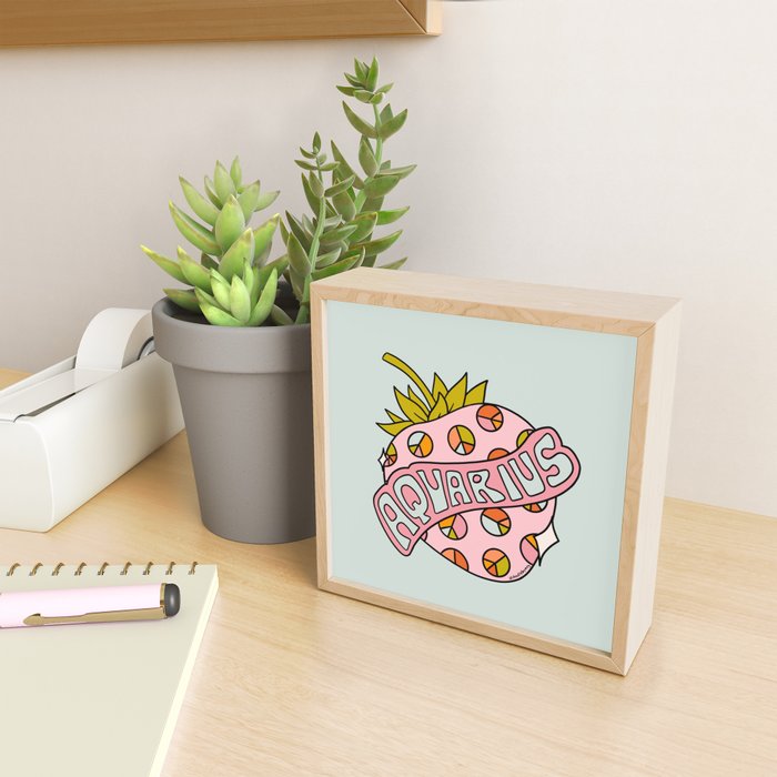 Aquarius Strawberry Mini Art Print Gallery Image 2