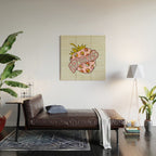Aquarius Strawberry Wood Wall Art Gallery Image 2