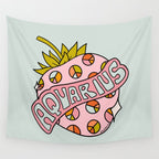 Aquarius Strawberry Wall Tapestry Gallery Image 4