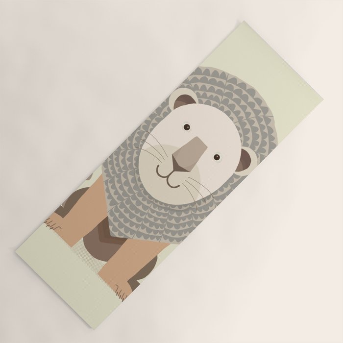 Whimsical Lion Yoga Mat Gallery Image 1