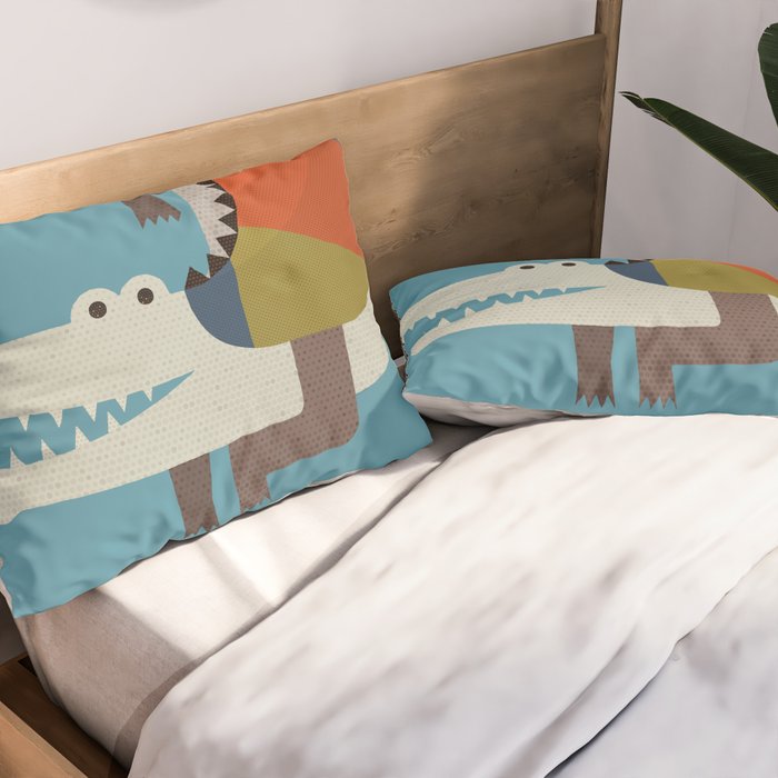 Crocodile Pillow Sham Gallery Image 2