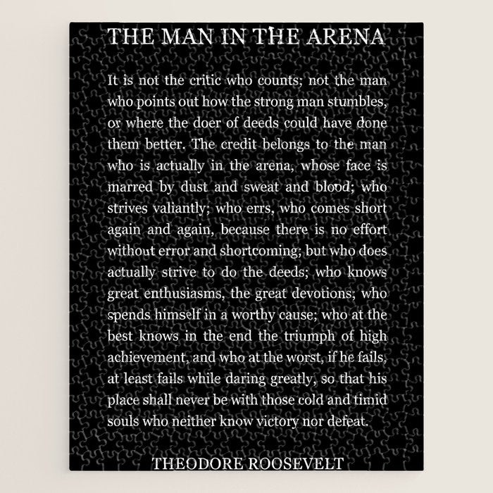 The-Man-In-The-Arena Jigsaw Puzzle Gallery Image 1