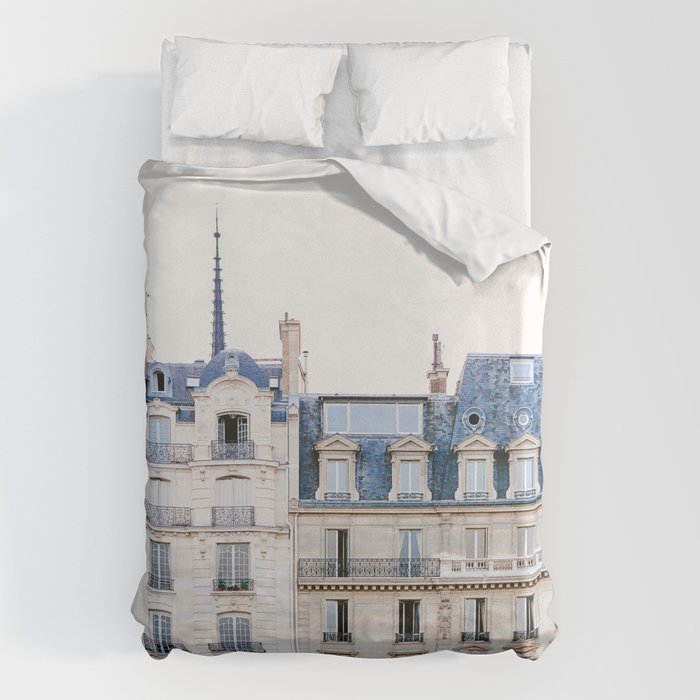 Tres Paris - Travel, Architecture Photography Duvet Cover Gallery Image 6