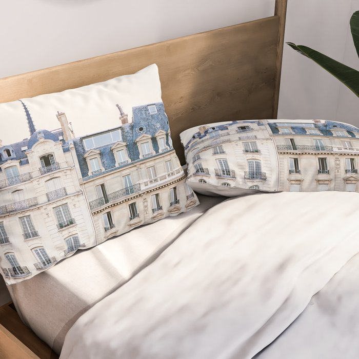 Tres Paris - Travel, Architecture Photography Pillow Sham Gallery Image 2
