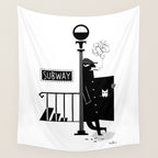 Bad Larry Wall Tapestry Gallery Image 4
