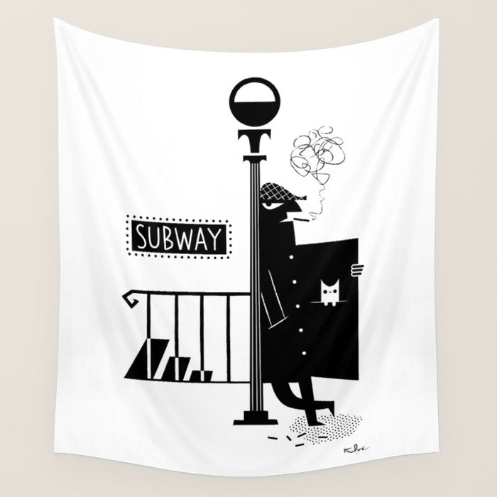 Bad Larry Wall Tapestry Gallery Image 4