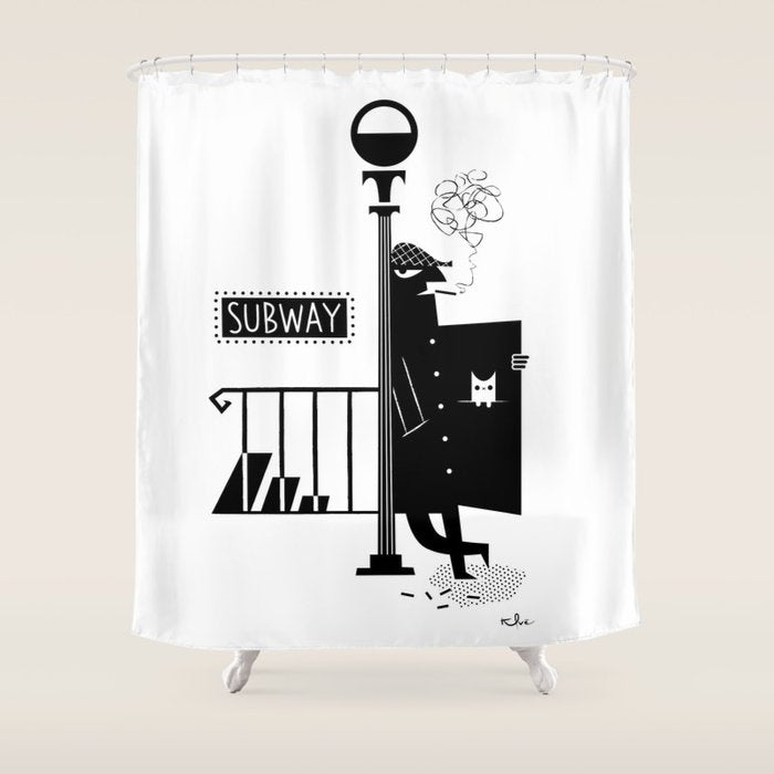 Bad Larry Shower Curtain