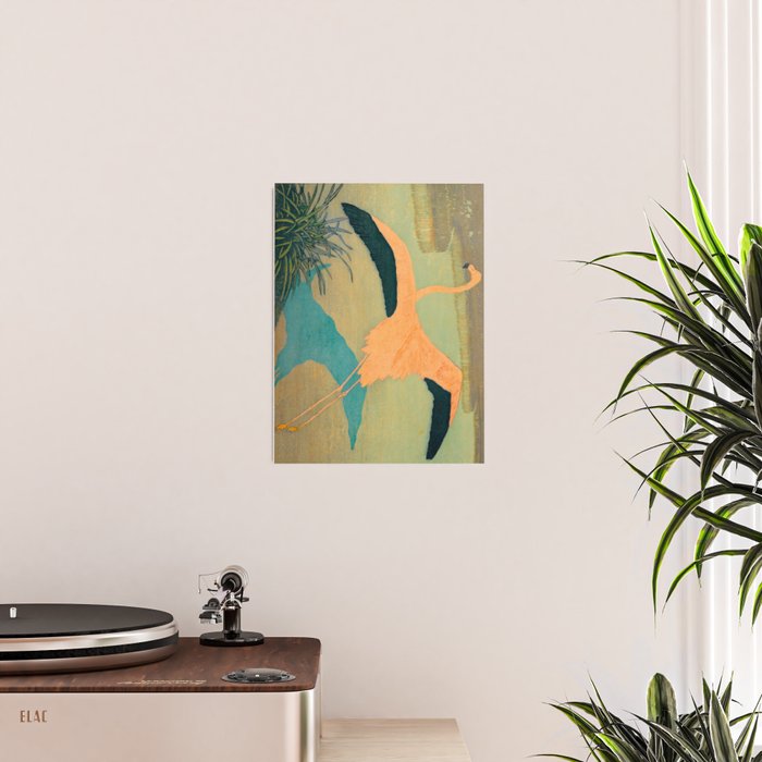 Carl Moser - Flamingo Pastel Colors Poster Gallery Image 2