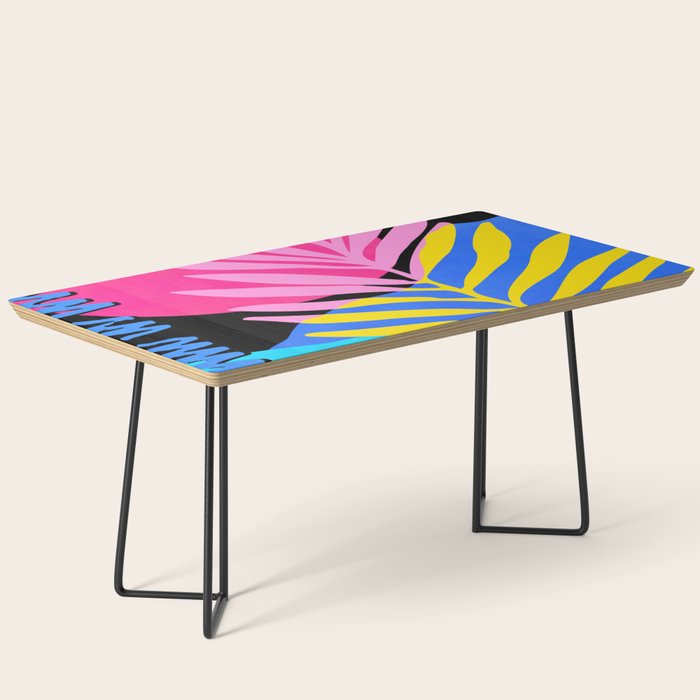 Neon Summer Abstract Art Coffee Table Gallery Image 1