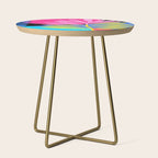 Neon Summer Abstract Art Side Table Gallery Image 1