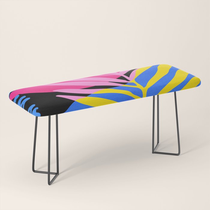 Neon Summer Abstract Art Bench Gallery Image 1