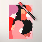 Girl Power we persist  #girlpower Wrapping Paper Gallery Image 1