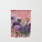 floral pink abstract Wall Hanging Gallery Image 1