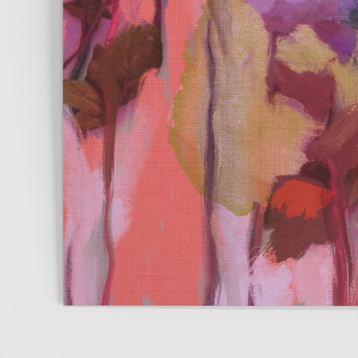 floral pink abstract Poster Gallery Image 3