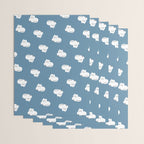 Comfy Cat WarmBlue Wrapping Paper Gallery Image 3
