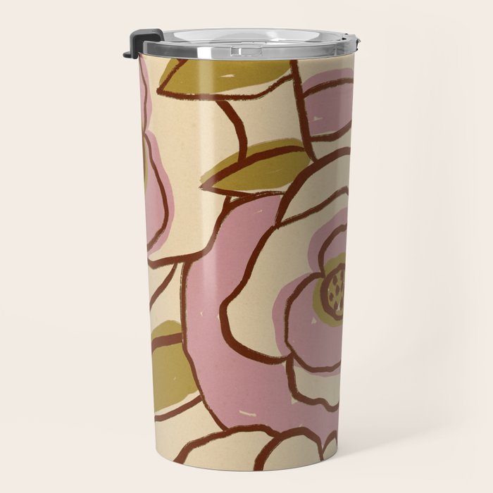 Rose Garden #2 Travel Mug Gallery Image 3